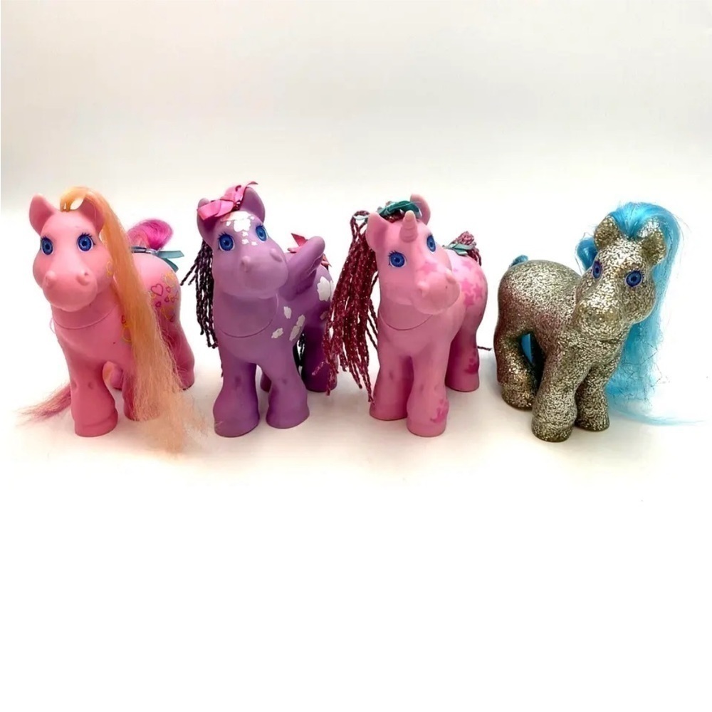 Vintage 1992-93 Cabbage Patch Kids Magic Meadow Pony Unicorn Lot Hasbro